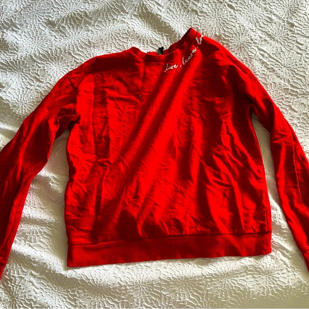 red sweater